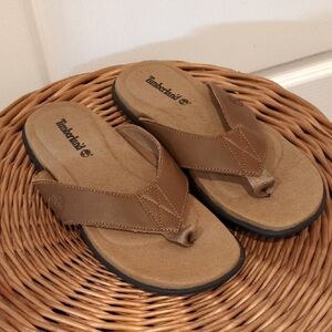 Timberland Mens Brown Leather Sandals Size 8